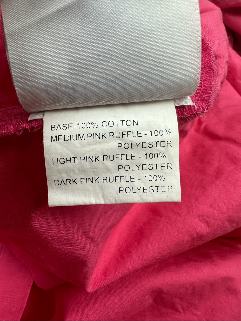 Pine Cone Hill Fine Linen Pink Ruffled Tiered Bed Skirt Twin - Picture 9 of 12